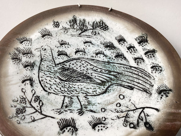Oiva Toikka - Decoration plate with bird of Fauna Fennica series
