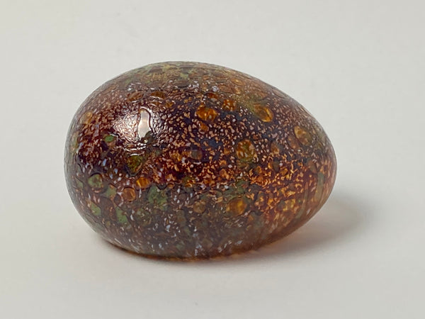 Egg spotted brown - Oiva Toikka Nuutajärvi Finland