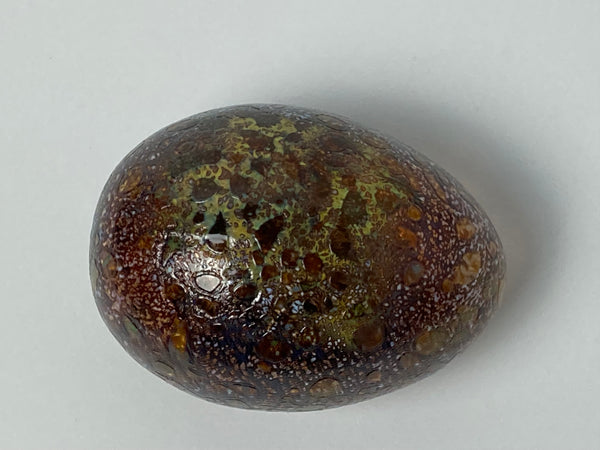 Egg spotted brown - Oiva Toikka Nuutajärvi Finland