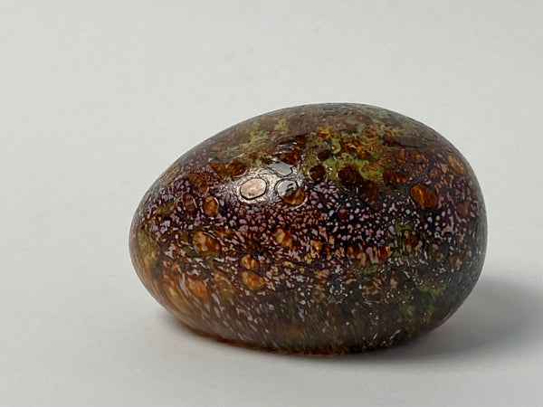 Egg spotted brown - Oiva Toikka Nuutajärvi Finland