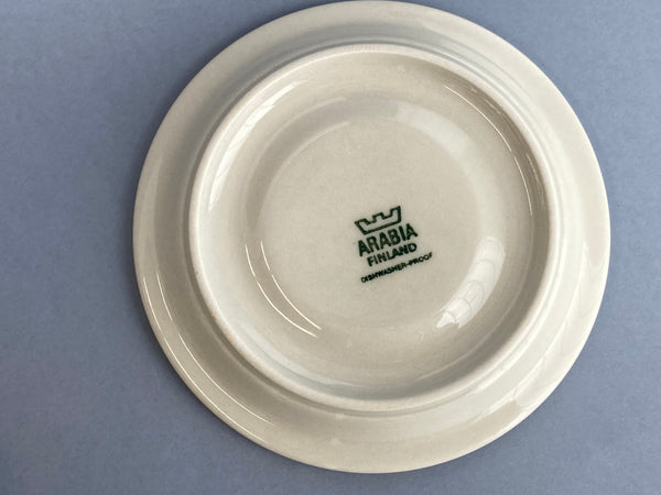 Flora series - Saucer 14,5cm - decoration by Esteri Tomula Arabia 1979-1981