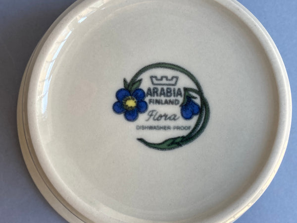 Flora series - 3dl Bowl - decoration by Esteri Tomula  Arabia 1979-1981