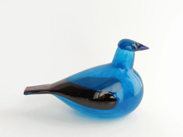 Indigo Bunting - Sirkku - Oiva Toikka design birds Iittala Finland (In box)