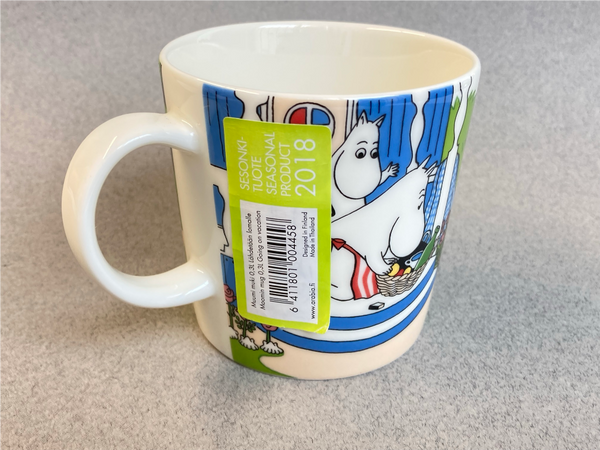 Summer-18 Going on vacation Moomin mug (with sticker)