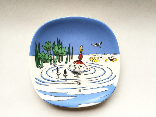 Moomin Wall Plate Little My Swims 1991-1994