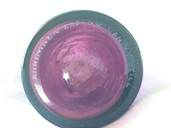 Nanny Still vase / bottle  purple red Riihimäen Lasi (G1)