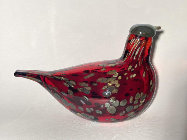 Ruby Bird II - Oiva Toikka Nuutajärvi Finland