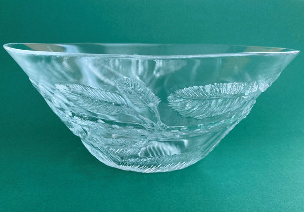 Pioni Large Serving Bowl Clear 3,1l (in original box) - Oiva Toikka Nuutajärvi