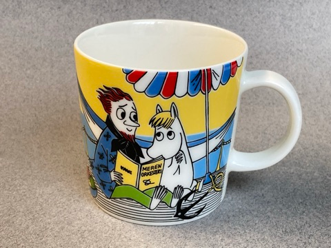 Summer-13, Snorkmaiden and the Poet Moomin mug