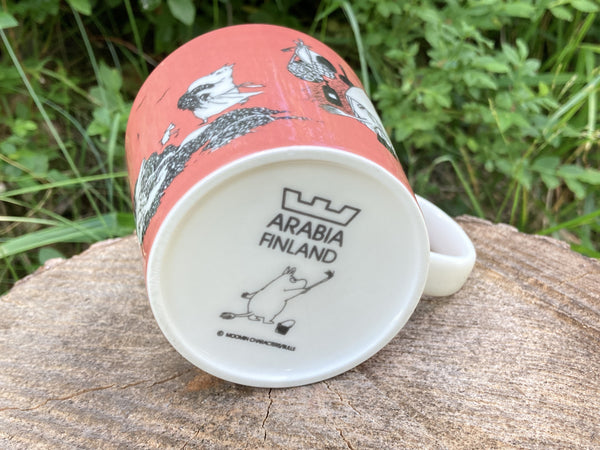 90's Moomin mug 1991-1996 Dark Rose (Moominmamma), Arabia