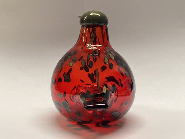 Ruby Bird - in ruby red glass by Oiva Toikka Nuutajärvi Finland