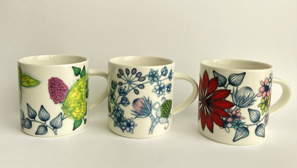 Runo series - mug 3,5 dl - Butterfly by Arabia 2009-2014