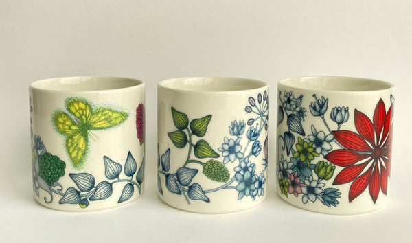 Runo series - mug 3,5 dl - Butterfly by Arabia 2009-2014