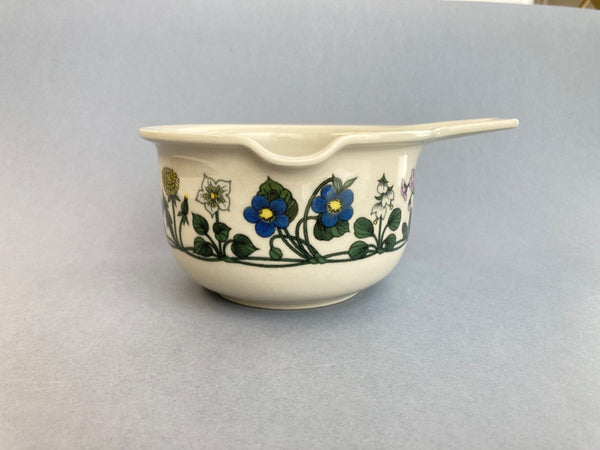 Flora series - Serving plate - decoration by Esteri Tomula  Arabia 1979-1981