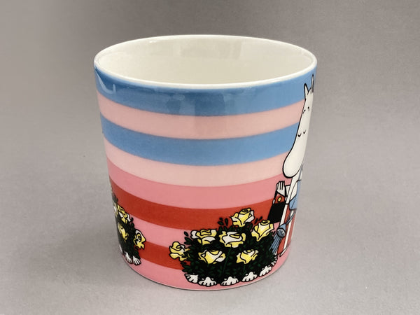 Summer-10, Rose Garden Moomin mug by Arabia Finland