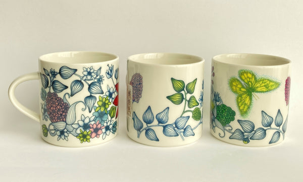 Runo series - mug 3,5 dl - Butterfly by Arabia 2009-2014