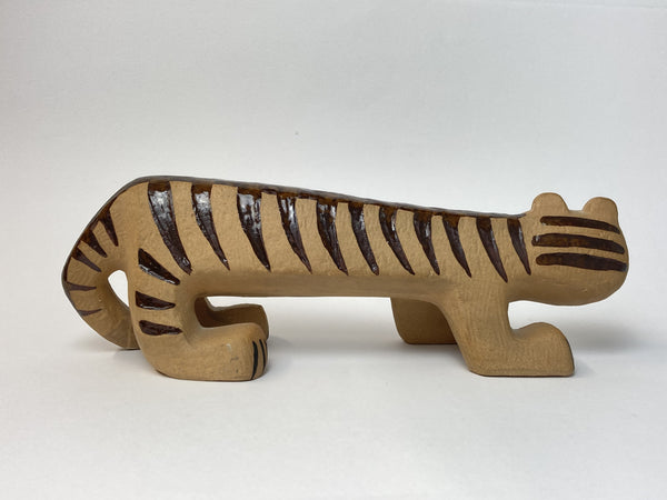 Tiger figurine of the Africa series by Swedish designer Lisa Larson, Gustavsberg -60:s