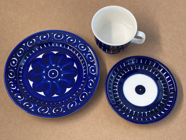 Valencia Arabia Coffee Cup set and side plate by Ulla Procope