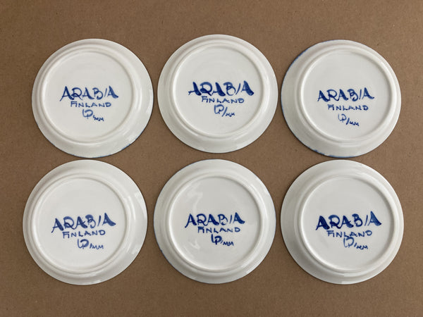 Valencia Arabia Coffee Cup set and side plate by Ulla Procope