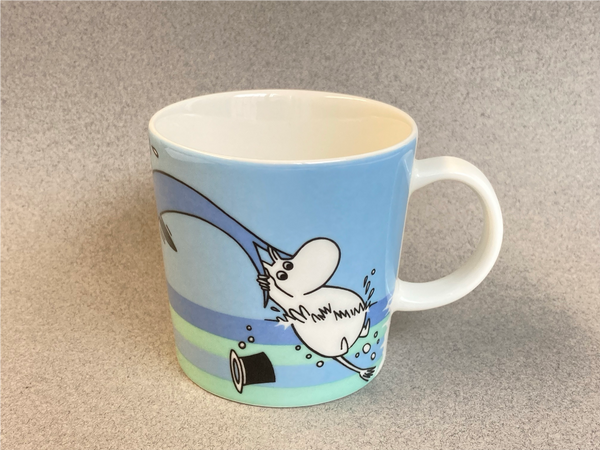 Summer-07, The Dolphindive Moomin mug by Arabia, Finland