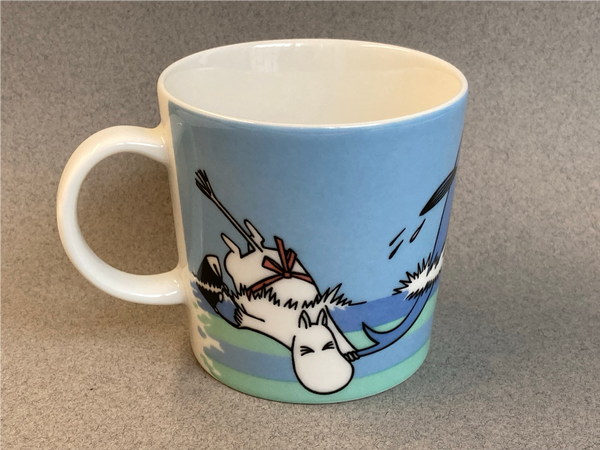 Summer-07, The Dolphindive Moomin mug by Arabia, Finland