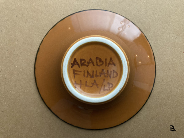 Hilkka-Liisa Ahola HLA candle holders / bowls- by Arabia  mid century