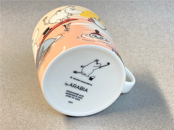 Summer-19, Evening Swim Moomin mug (with sticker)