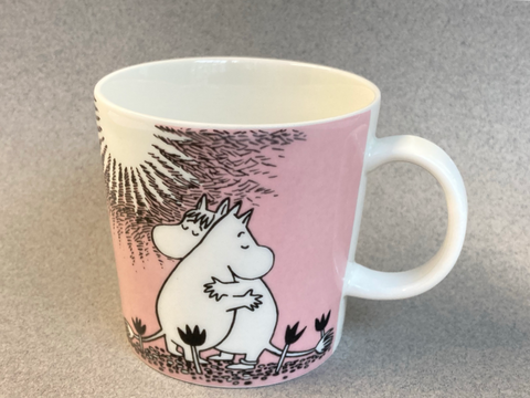 Love Moomin Mug 1996-> Mummikopp 90s Arabia Finland – Damsténs