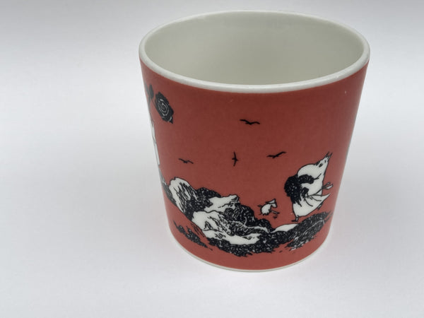 90's Moomin mug 1991-1996 Dark Rose (Moominmamma), Arabia  (2)