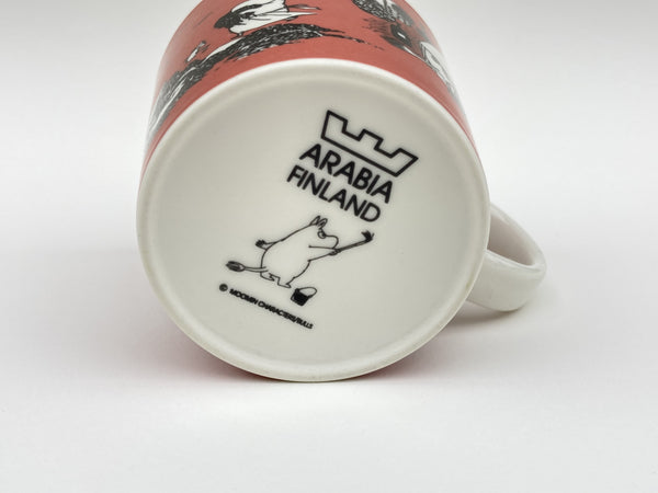 90's Moomin mug 1991-1996 Dark Rose (Moominmamma), Arabia  (2)