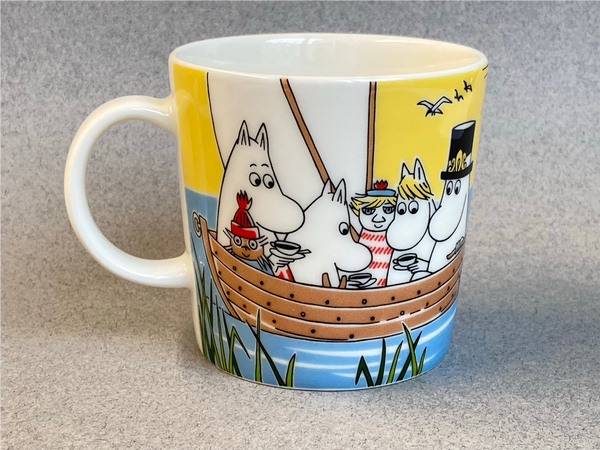 Summer-14, Sailing with Nibling and Tooticky Moomin mug