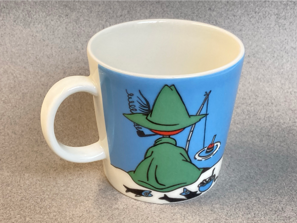 z08 Snufkin blue Moomin mug, 2002-2014
