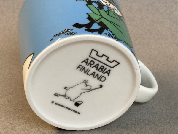 z08 Snufkin blue Moomin mug, 2002-2014