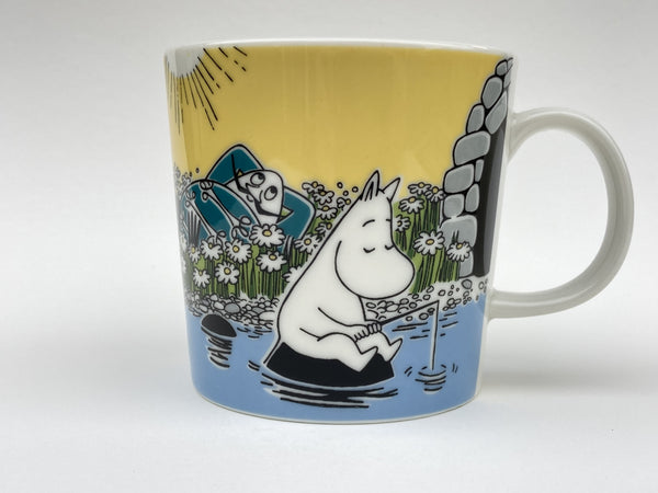 Summer-15 Moment on the shore Moomin mug (with sticker)