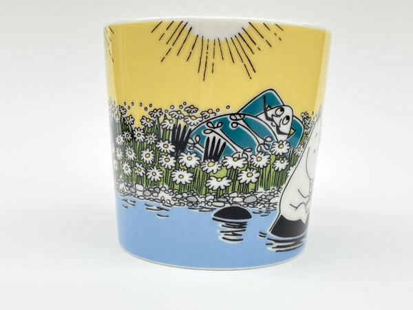 thumbnail image 2 of Arabia Moomin Mug - 'Moment On The Shore' (Hetki Rannalla) 2015 Edition, Yellow 2 of 4