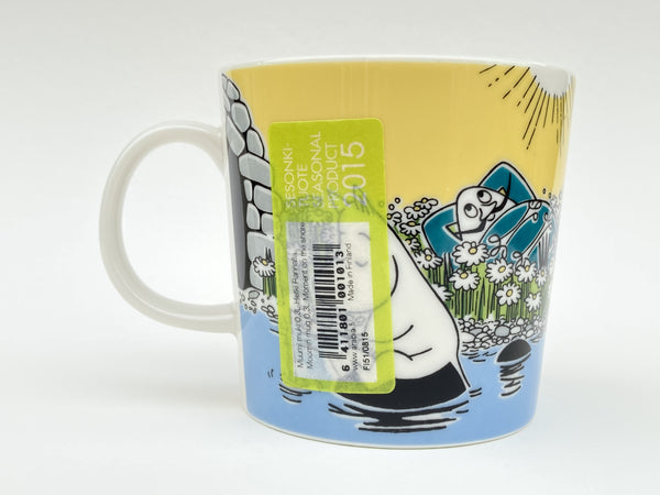 Summer-15 Moment on the shore Moomin mug (with sticker)